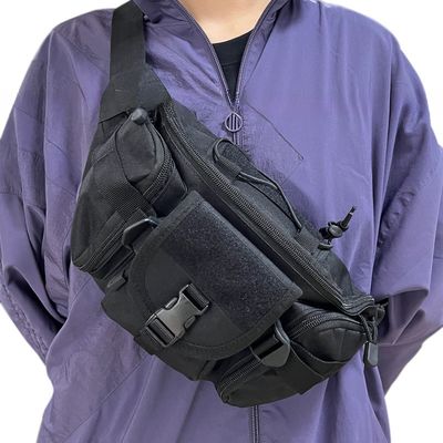 Saco de peito multifuncional Saco de fanny para homens Desportos ao ar livre Saco de cintura à prova d'água Ciclismo Turismo Corrida