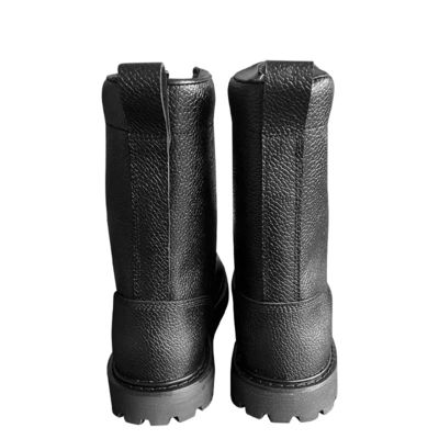 Proteção de caminhada de lona durável de couro preto masculino Botas Danner para treino e viagem