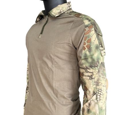Traje respirável para o exterior Traje de sapo preto verde-oliva com 4 estações e tecido TWILL