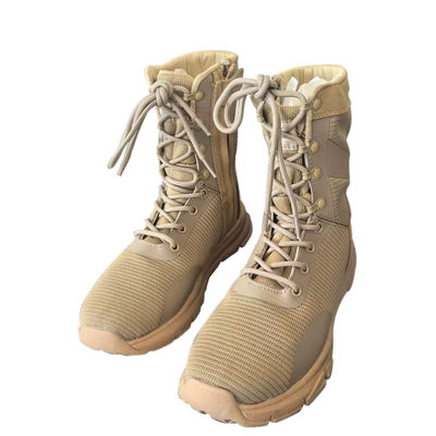 Temporada de Inverno Botas de Combate para Homens Sapatos de Treinamento de Portas Com Material de Revestimento de Malha