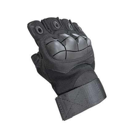 Luvas pretas personalizadas para treinamento unisex e proteção de segurança