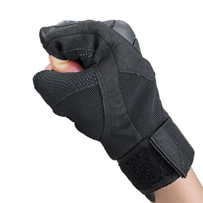 Luvas pretas personalizadas para treinamento unisex e proteção de segurança
