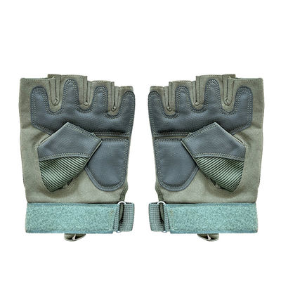 Proteção Guantes de Treinamento de Segurança Meio dedo verde personalizado para proteção máxima