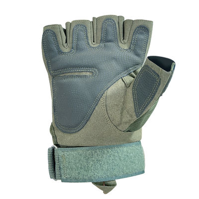 Proteção Guantes de Treinamento de Segurança Meio dedo verde personalizado para proteção máxima