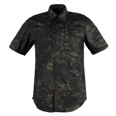Camisas Casual Vestidos formais masculinos Camisas de manga curta Camisas curtas para uso ao ar livre