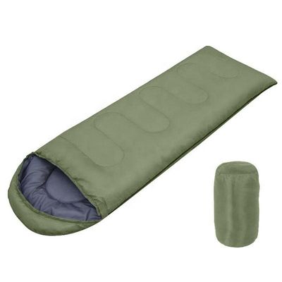 Acampamento ao ar livre cores personalizadas impermeáveis saco de dormir grande com algodão quente