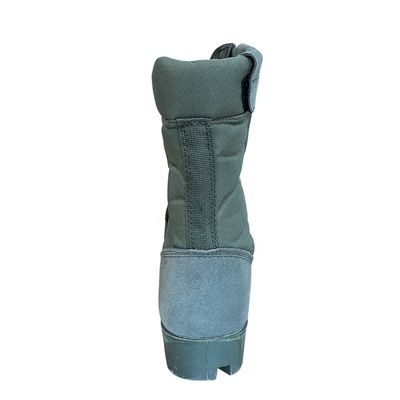Botas de treino de lã de vaca azul e borracha para homens Confortáveis sapatos de tornozelo comprido