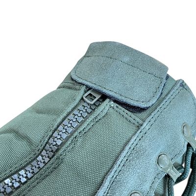 Botas de treino de lã de vaca azul e borracha para homens Confortáveis sapatos de tornozelo comprido