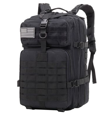 Aceitação de logotipo Mochila de tecido de oxford 45L impermeável e à prova de umidade para viajantes