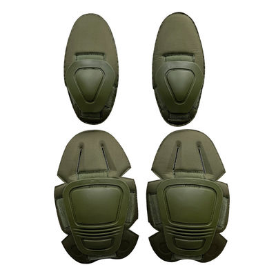 Pads de joelho e cotovelo de rã leve para treinamento ao ar livre em khaki ou personalizados