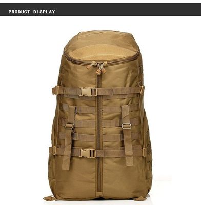 Saco de viagem de tecido de Oxford 65L 900D com revestimento de poliéster para fibras de polipropileno e fivela POM