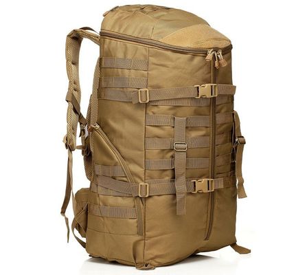 Saco de viagem de tecido de Oxford 65L 900D com revestimento de poliéster para fibras de polipropileno e fivela POM