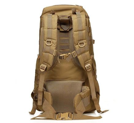 Saco de viagem de tecido de Oxford 65L 900D com revestimento de poliéster para fibras de polipropileno e fivela POM