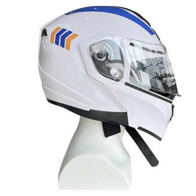 Casco de motocicleta anti-queda com LED para garantir a proteção da cabeça durante a condução