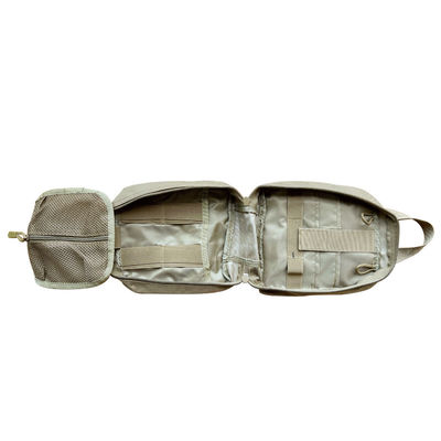 Saco de armazenamento de kit de primeiros socorros de cor caqui para medicamentos de capacidade inferior a 21 litros