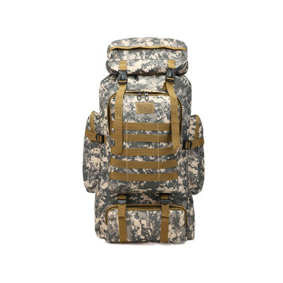 Mochila portátil multifuncional de 80L personalizada com armazenamento grande e design à prova d'água