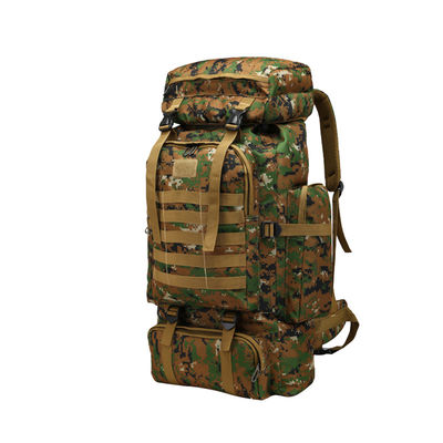 Mochila portátil multifuncional de 80L personalizada com armazenamento grande e design à prova d'água