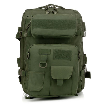 Mochila de treino multifuncional ao ar livre com sistema Molle e bolso de fecho interior