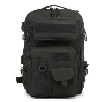 Mochila de treino multifuncional ao ar livre com sistema Molle e bolso de fecho interior