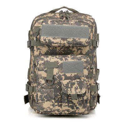 Mochila de treino multifuncional ao ar livre com sistema Molle e bolso de fecho interior