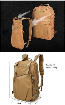 Mochila de 45L para viagens ao ar livre Técnica de ponte nervosa Impermeável e personalizada