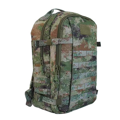 Mochila à prova d'água de 24L com correias com sistema Molle e tecido Oxford 600D