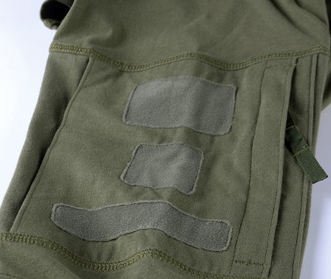 Confortável Traje Negro de Treinamento de Sapo Tricotagem Camisa de Manga Longa para atividades ao ar livre