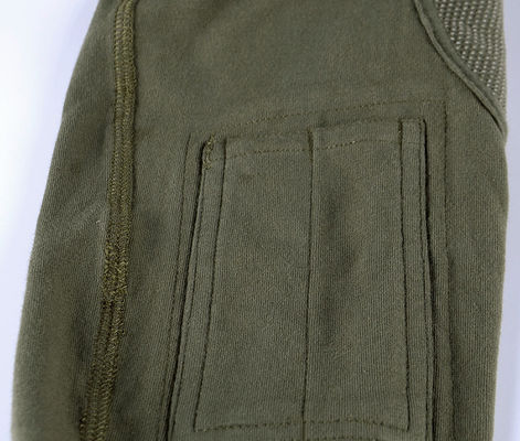 Confortável Traje Negro de Treinamento de Sapo Tricotagem Camisa de Manga Longa para atividades ao ar livre