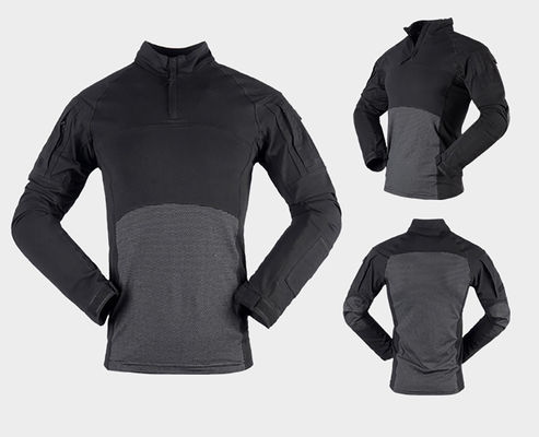 Camuflagem para o exterior Uniforme desportivo de manga longa de tricô em 7 dias