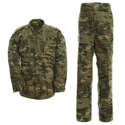 Camisas de deserto BDU personalizadas para treinamento ao ar livre em poliéster / algodão