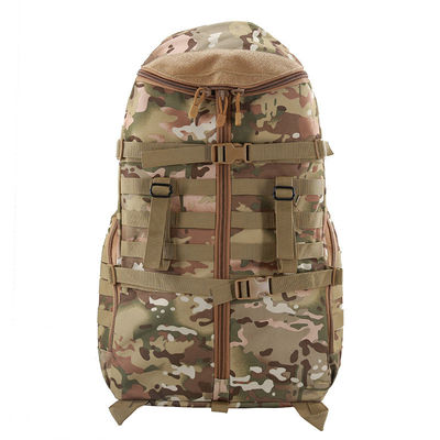 Mochila verde para viagens ao ar livre com grande capacidade e sistema de transporte de cinto de almofada de ar