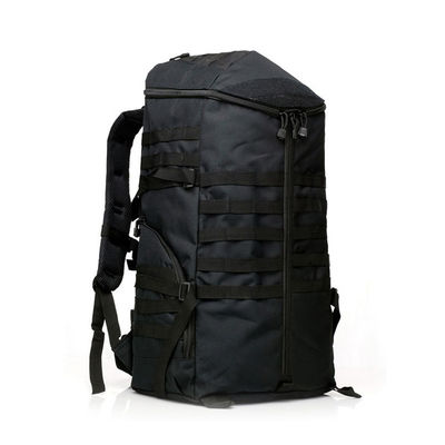 Mochila verde para viagens ao ar livre com grande capacidade e sistema de transporte de cinto de almofada de ar