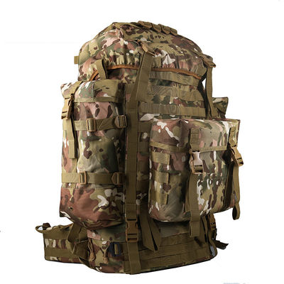 Mochila de viagem ao ar livre com fecho de fecho de grande capacidade e estilo contemporâneo