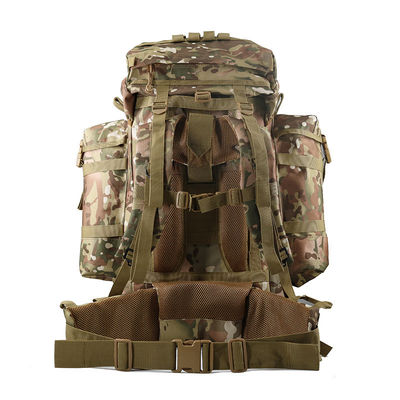 Mochila de viagem ao ar livre com fecho de fecho de grande capacidade e estilo contemporâneo