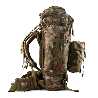 Mochila de viagem ao ar livre com fecho de fecho de grande capacidade e estilo contemporâneo