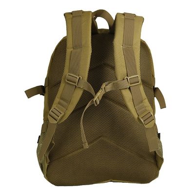 Mochila especial para viagens ao ar livre em caqui com alça retrátil e grande capacidade