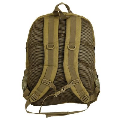 Mochila especial para viagens ao ar livre em caqui com alça retrátil e grande capacidade