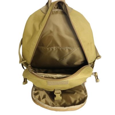 Mochila especial para viagens ao ar livre em caqui com alça retrátil e grande capacidade