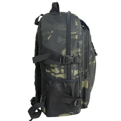 Mochila de viagem ao ar livre com design multifuncional e bolso de fechadura interior