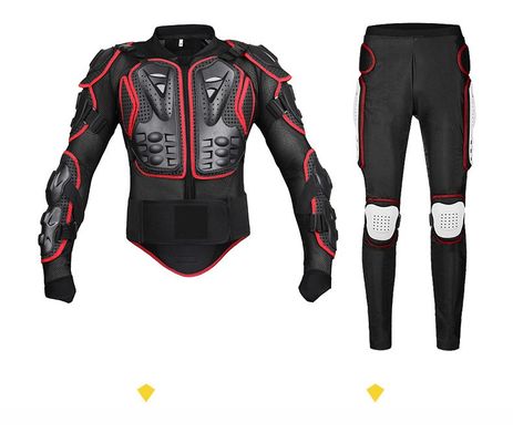 Equipamento de desporto ergonômico anti-impacto e respirável para motociclistas com tecido de concha de PP 1,5 kg