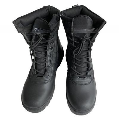 Botas de segurança confortáveis de couro de microfibra com sola de borracha nos tamanhos 38-47