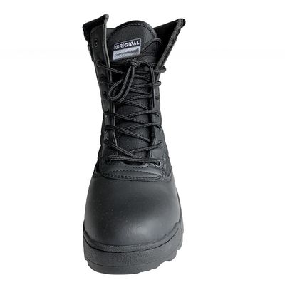 Botas de segurança confortáveis de couro de microfibra com sola de borracha nos tamanhos 38-47