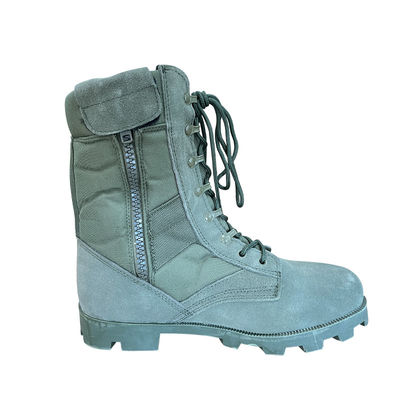 Botas de segurança de couro de camarão com sola de borracha