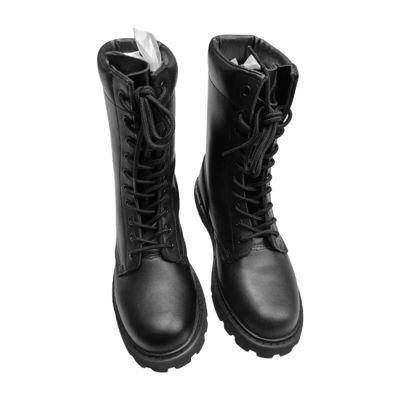 Botas de proteção de couro de vaca, com tampa dura e sola de borracha para manter o calor
