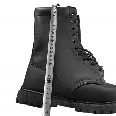 Botas de proteção de couro de vaca, com tampa dura e sola de borracha para manter o calor