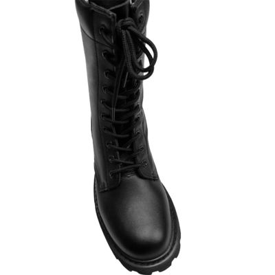Botas de proteção de couro de vaca, com tampa dura e sola de borracha para manter o calor