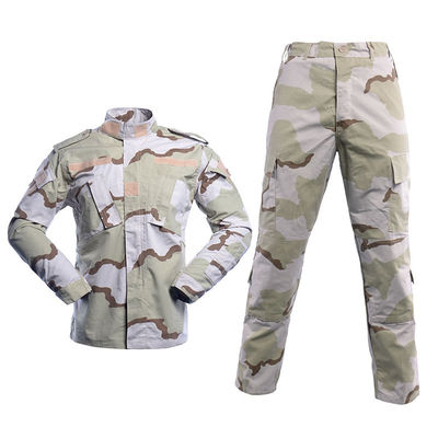 Traje de caminhada ao ar livre unisex com casaco de poliéster / algodão personalizado e calças impermeáveis