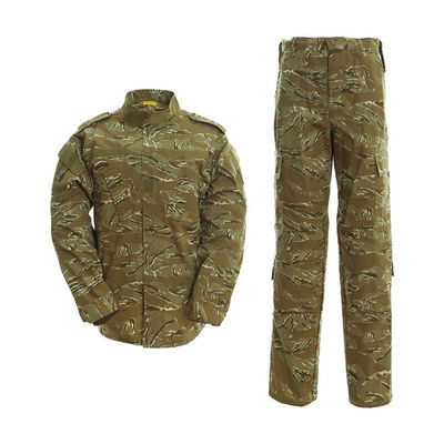 Traje de caminhada ao ar livre unisex com casaco de poliéster / algodão personalizado e calças impermeáveis
