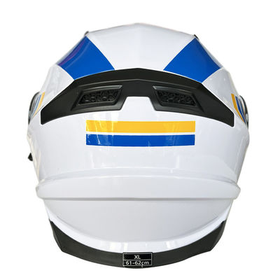 Temporada de Inverno CE Full Face PC Shield ABS capacete de motocicleta Outro tipo de padrão