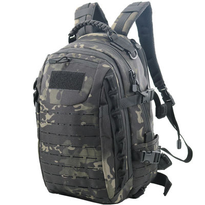Mochila de viagem ao ar livre com cinto de almofada de ar e grande capacidade